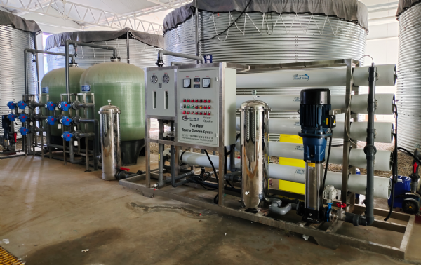 濟南15T單級反滲透安裝調試